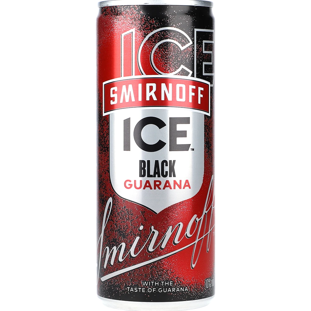 Smirnoff Ice Black Guarana 10% 0,25L DS zzgl. DPG Pfand