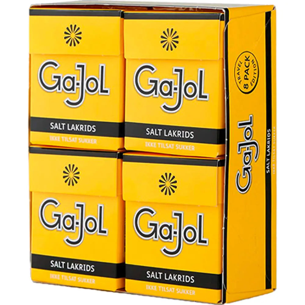 Ga-Jol Zuckerfrei Salt-Lakrids 8 x 23g - AllSpirits