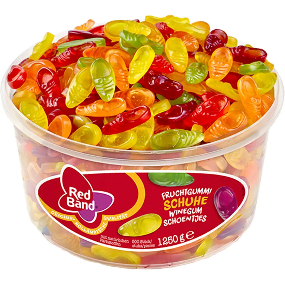 Red Band Fruchtgummi Schuhe 1,25kg - AllSpirits