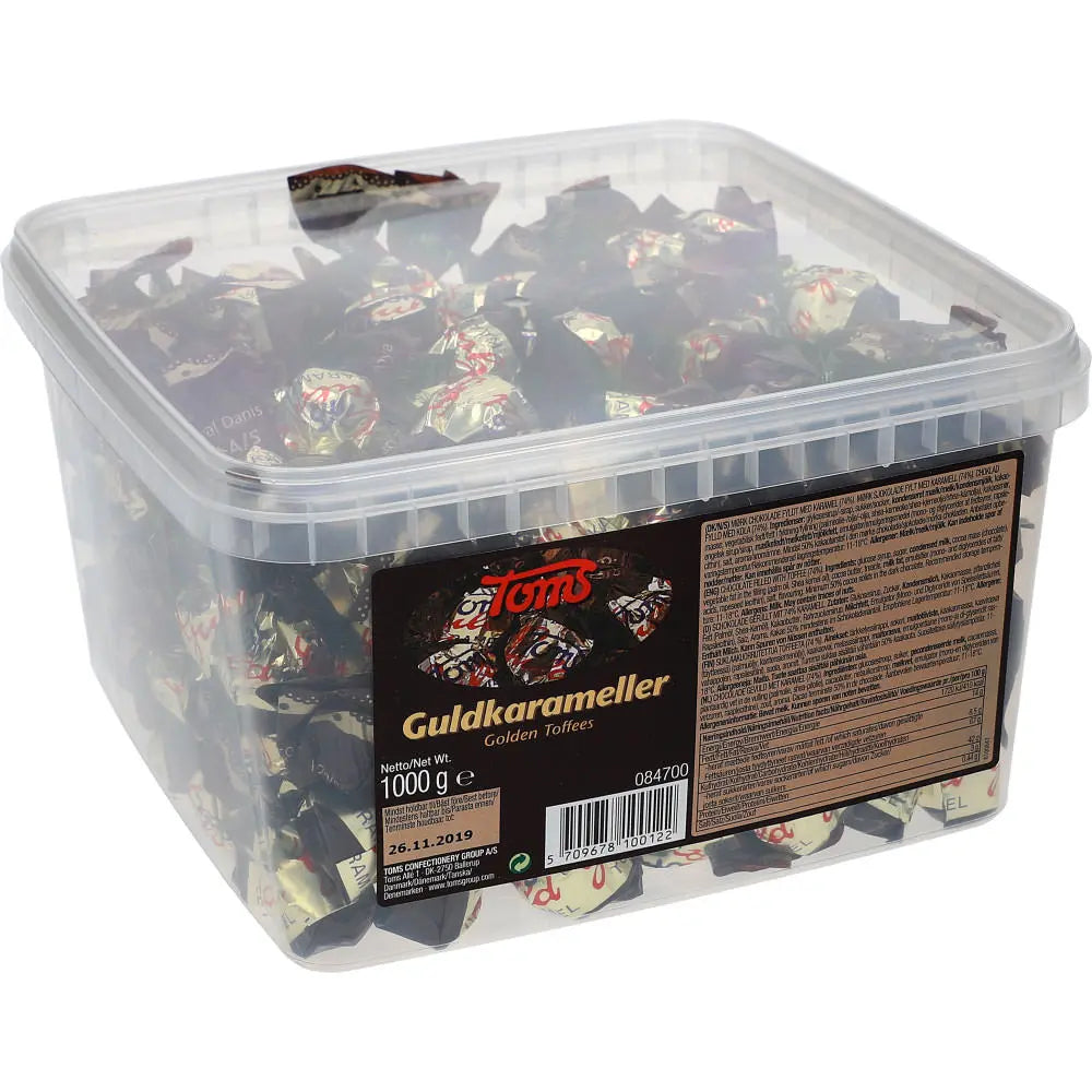 Toms Guldkarameller – Goldene Karamellbonbons 1kg - AllSpirits