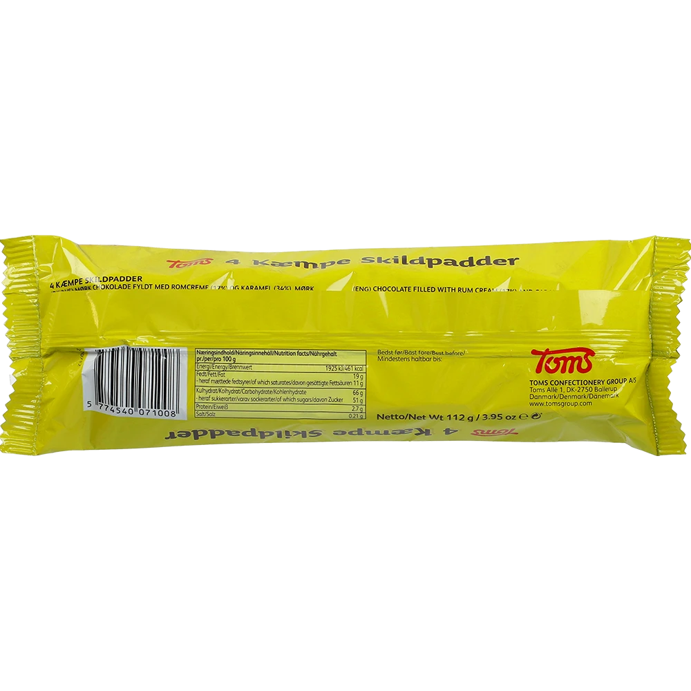 Toms Kæmpe Skildpadder 4er 112G PCK