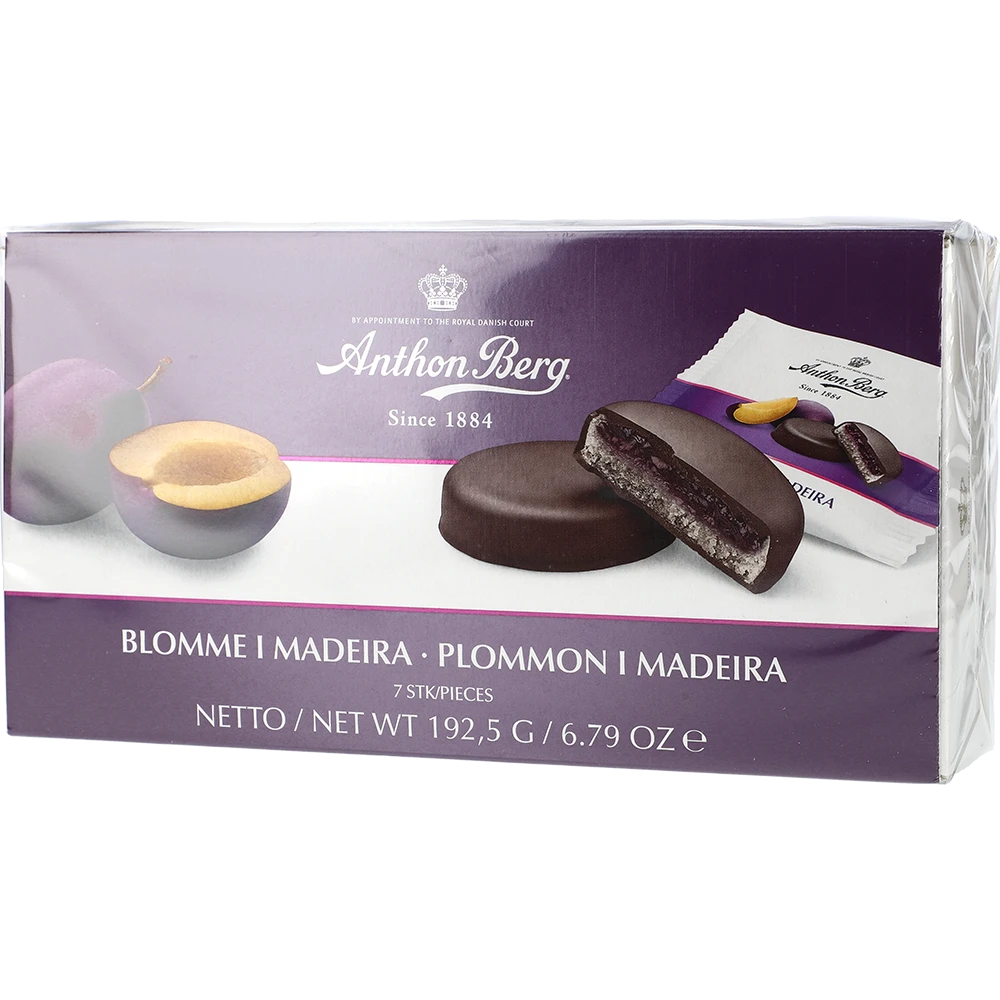 Anthon Berg Tærter Blomme i Madeira 192,5G PCK