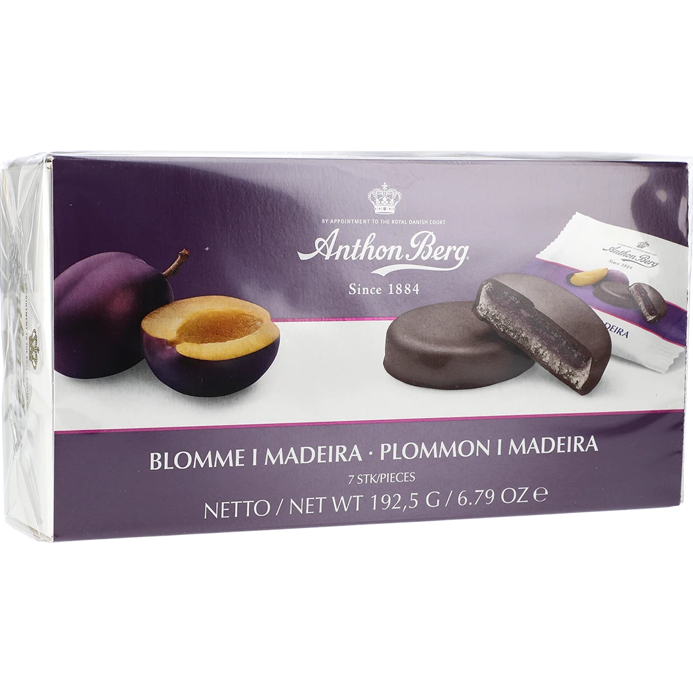 Anthon Berg Tærter Blomme i Madeira 192,5G PCK