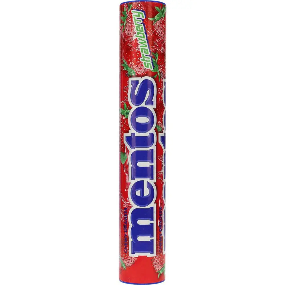 Mentos Strawberry 8x 37g Rollen - AllSpirits