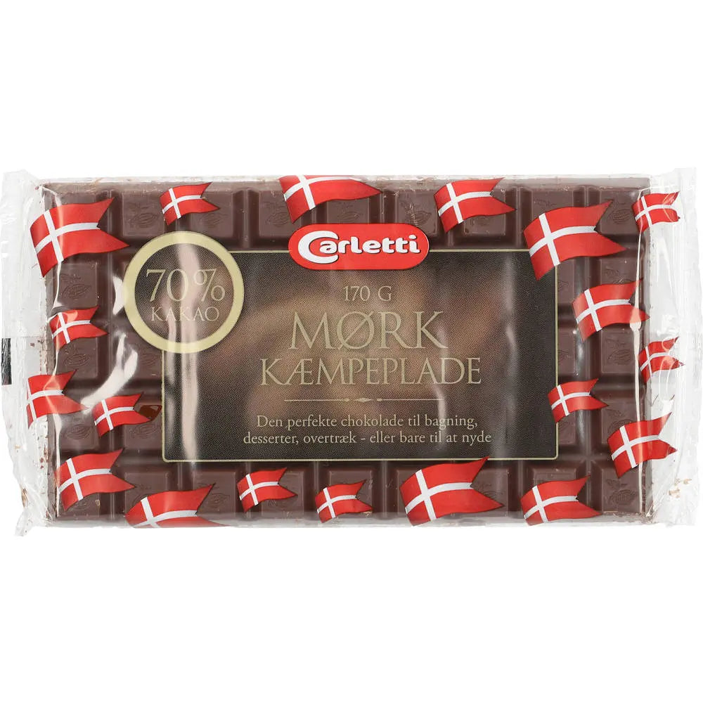 Carletti Kæmpeplade Mørk 70% 170g - AllSpirits