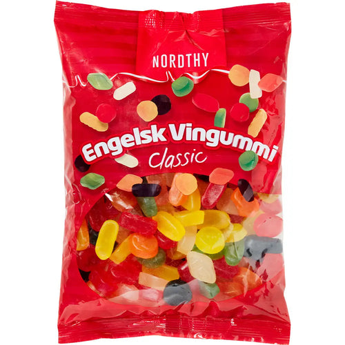 Nordthy Engelsk Vingummi Classic 900g - AllSpirits