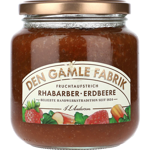 Den Gamle Fabrik Rhabarber & Erdbeere 600G