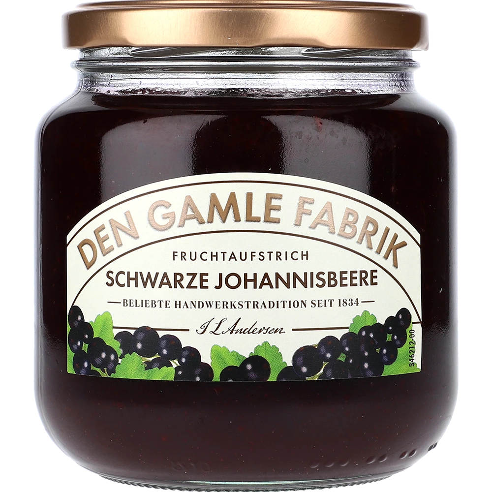 Den Gamle Fabrik Schwarze Johannisbeere 600G GL