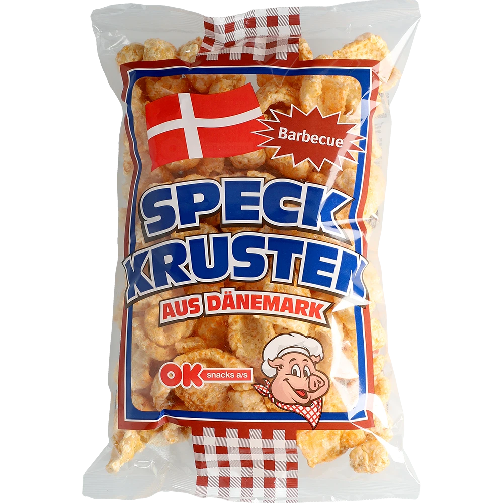 OK Snacks a/s Speckkrusten Barbecue 150G BTL