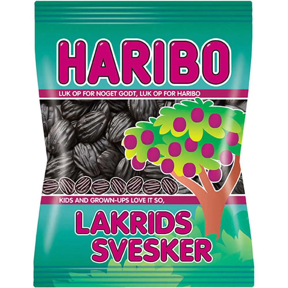 Haribo Lakrids Svesker 375g - AllSpirits