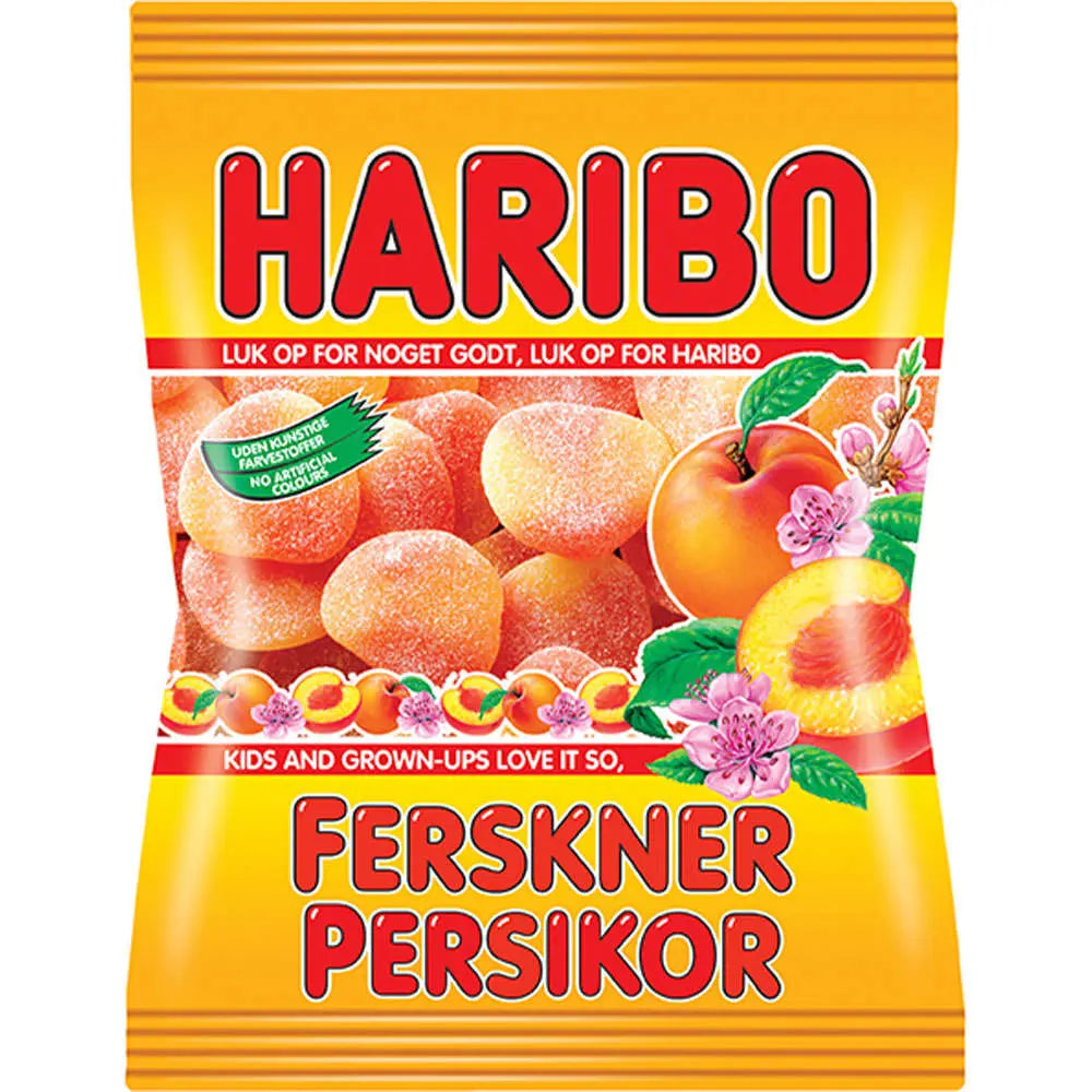 Haribo Ferskner 375g - AllSpirits