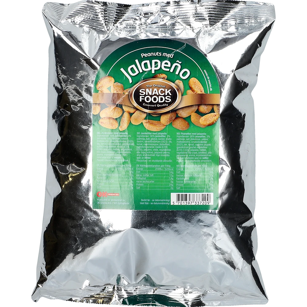 OK Snacks Peanuts Jalapeño 800G PCK