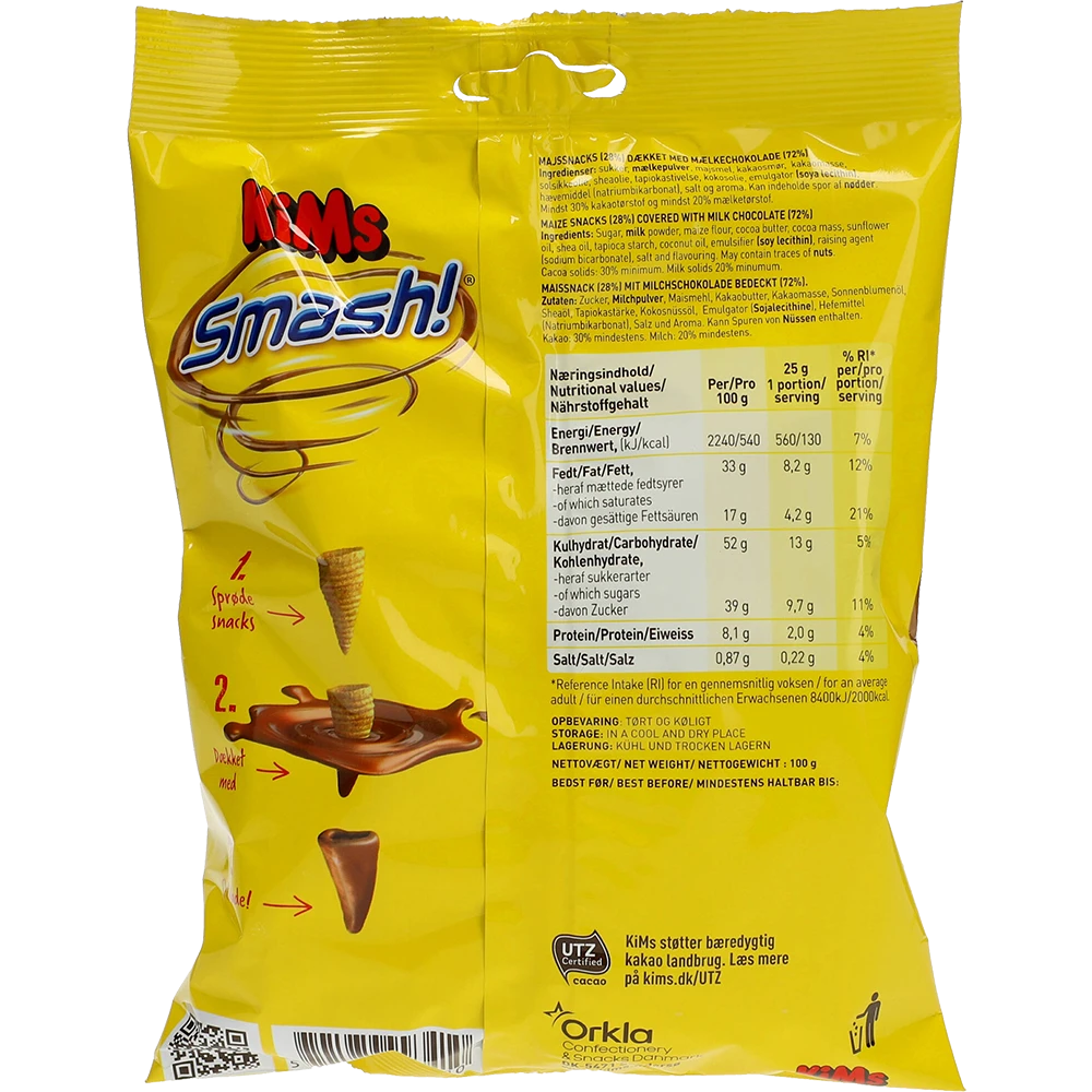 Kims Smash Sweet, salty & crispy 100G BTL