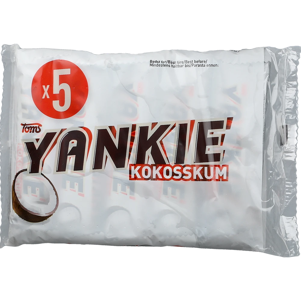 Toms Yankie Kokosskum 5x 40g - AllSpirits