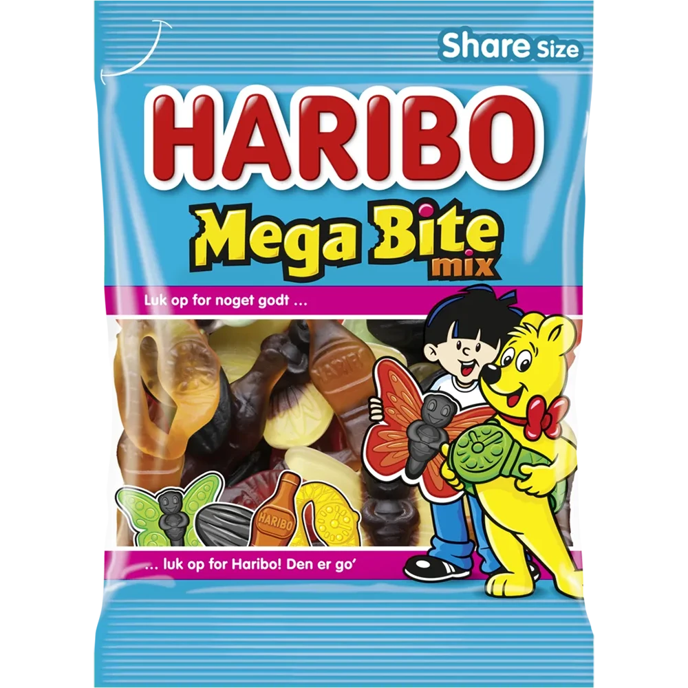 Haribo Mega Bite Mix 900g Ds. - AllSpirits