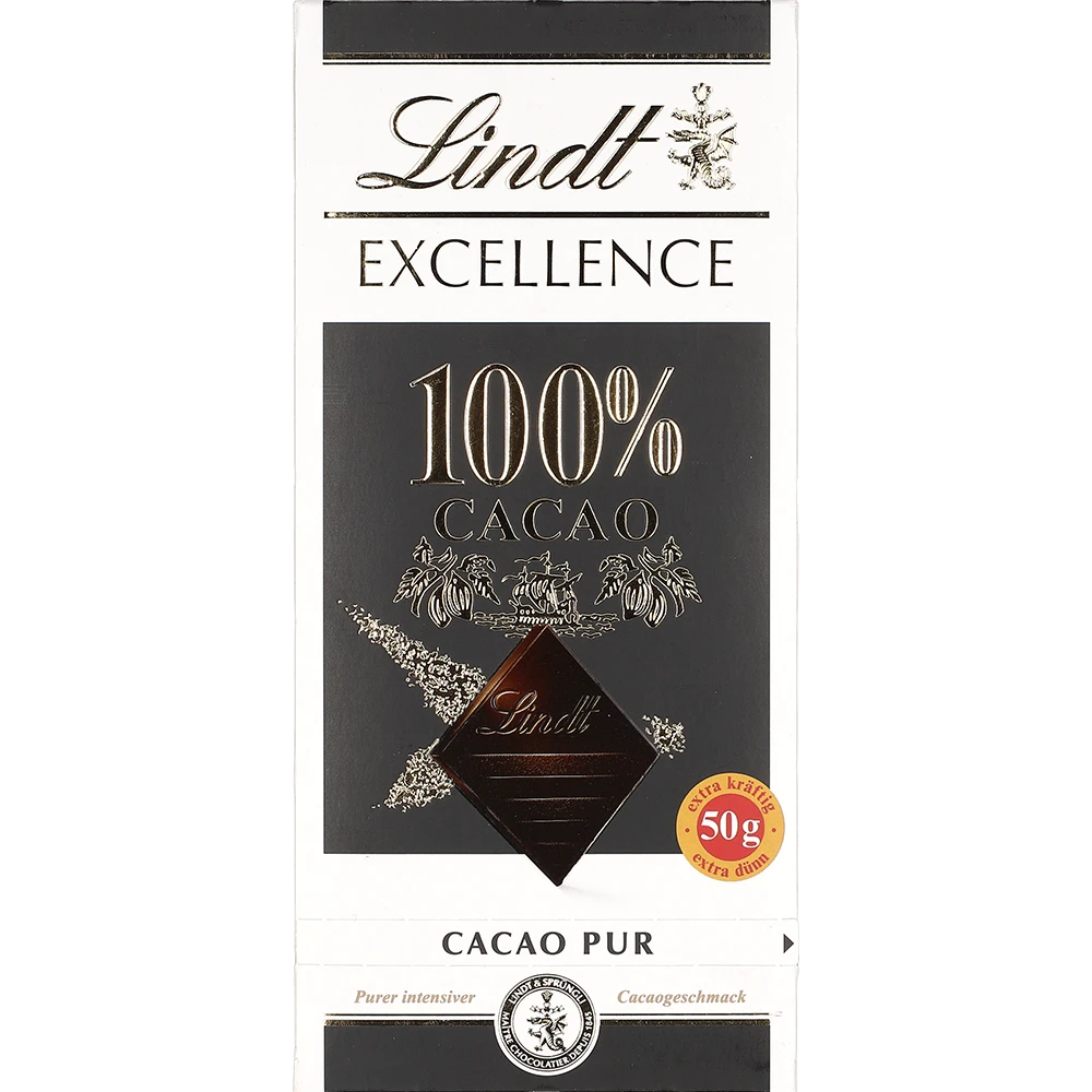 Lindt Excellence 100% 100G PCK