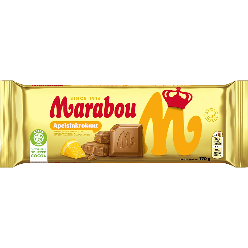 Marabou Apelsinkrokant