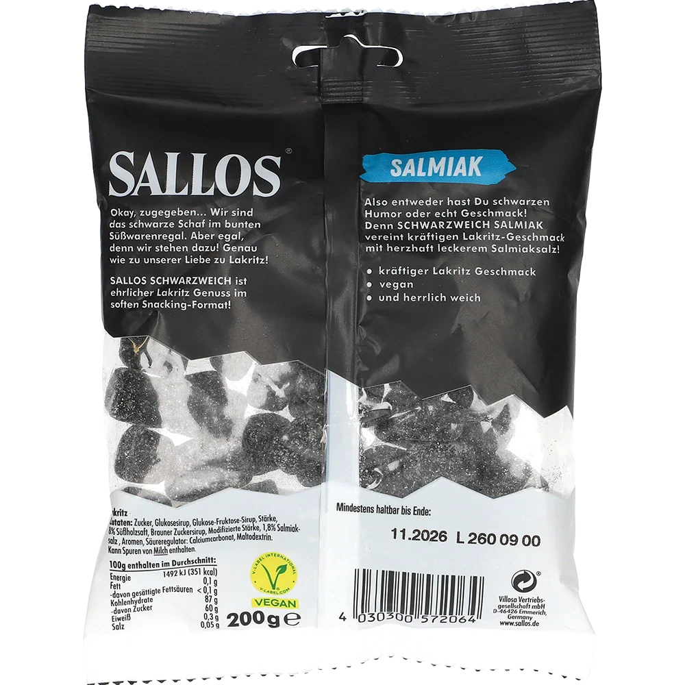 Sallos Schwarzweich Salmiak