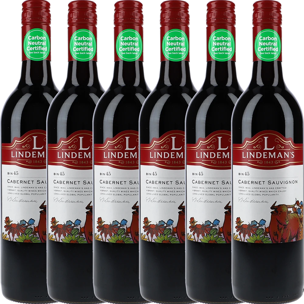 6x Lindeman's BIN 45 Cabernet Sauvignon 13,5% 0,75L FL