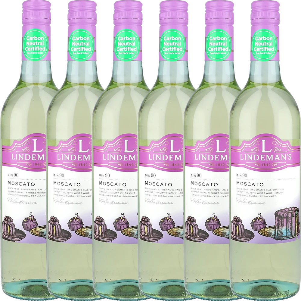6x Lindeman's BIN 90 Moscato 7 % 0,75L FL