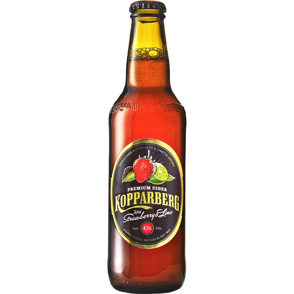 Kopparberg Strawberry-Lime 4,5% KARTON 24 0,33L FL – MHD 15.07.2025