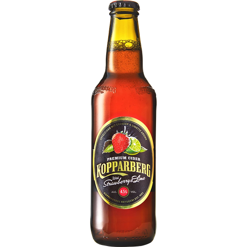 Kopparberg Strawberry-Lime 4,5% KARTON 24 0,33L FL – MHD 15.07.2025