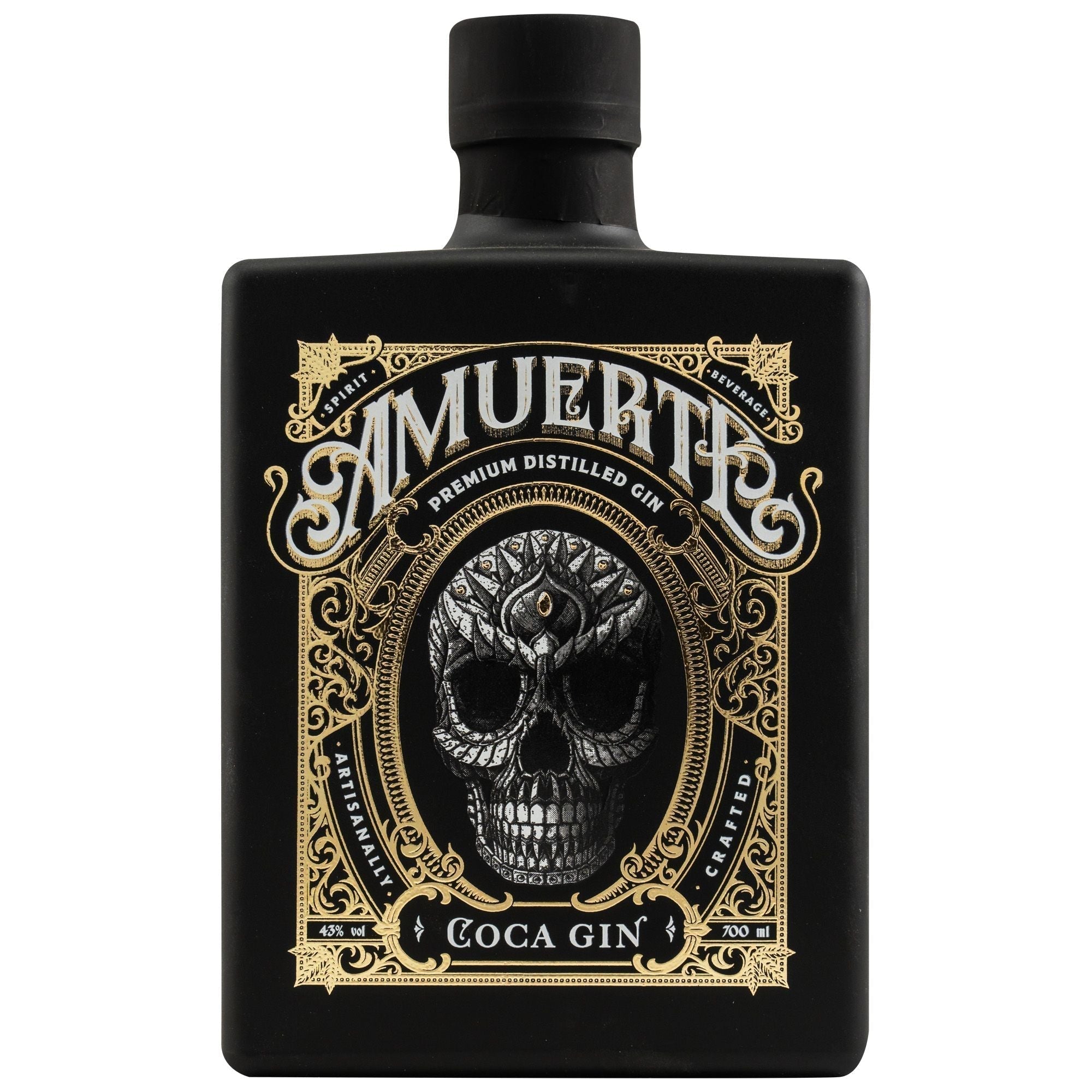 Amuerte Coca Leaf Gin Black Edition 43% 0,7l - AllSpirits