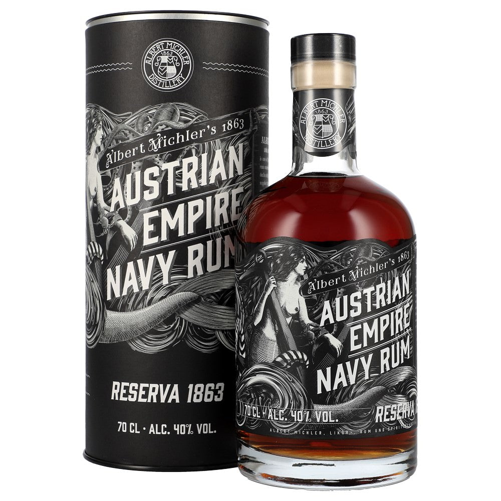 Austrian Empire Navy Rum Reserve 1863 40% 0,7 ltr. -GB- - AllSpirits