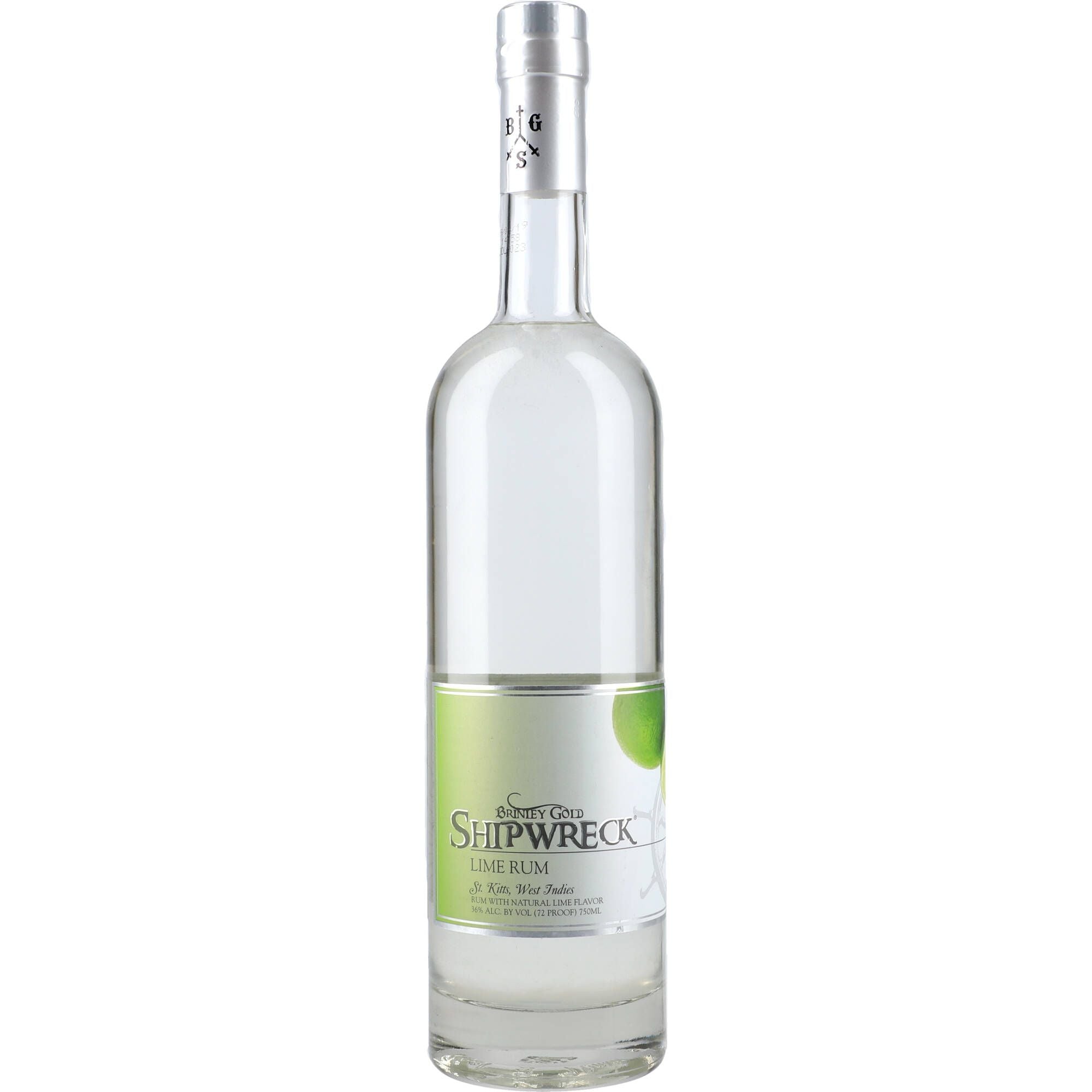 Brinley Gold Lime 0,75L 36% - AllSpirits