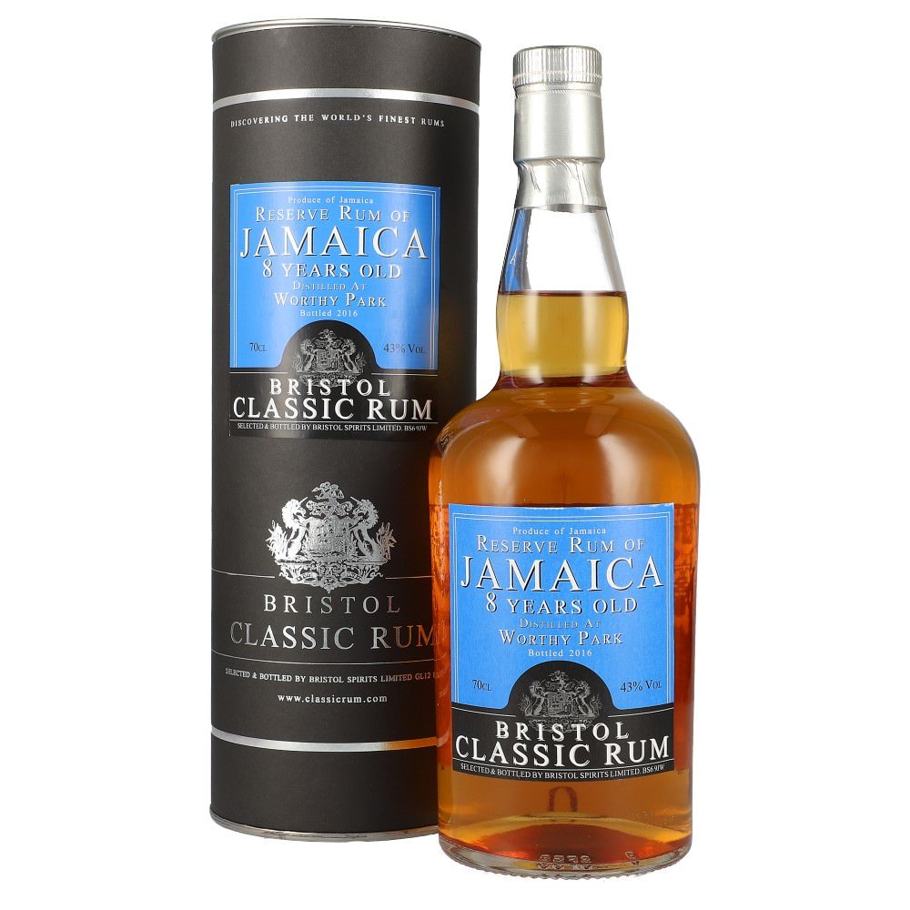 Bristol Reserve Rum of Jamaica Worthy Park 8YO 0,7L -GB- 43% - AllSpirits