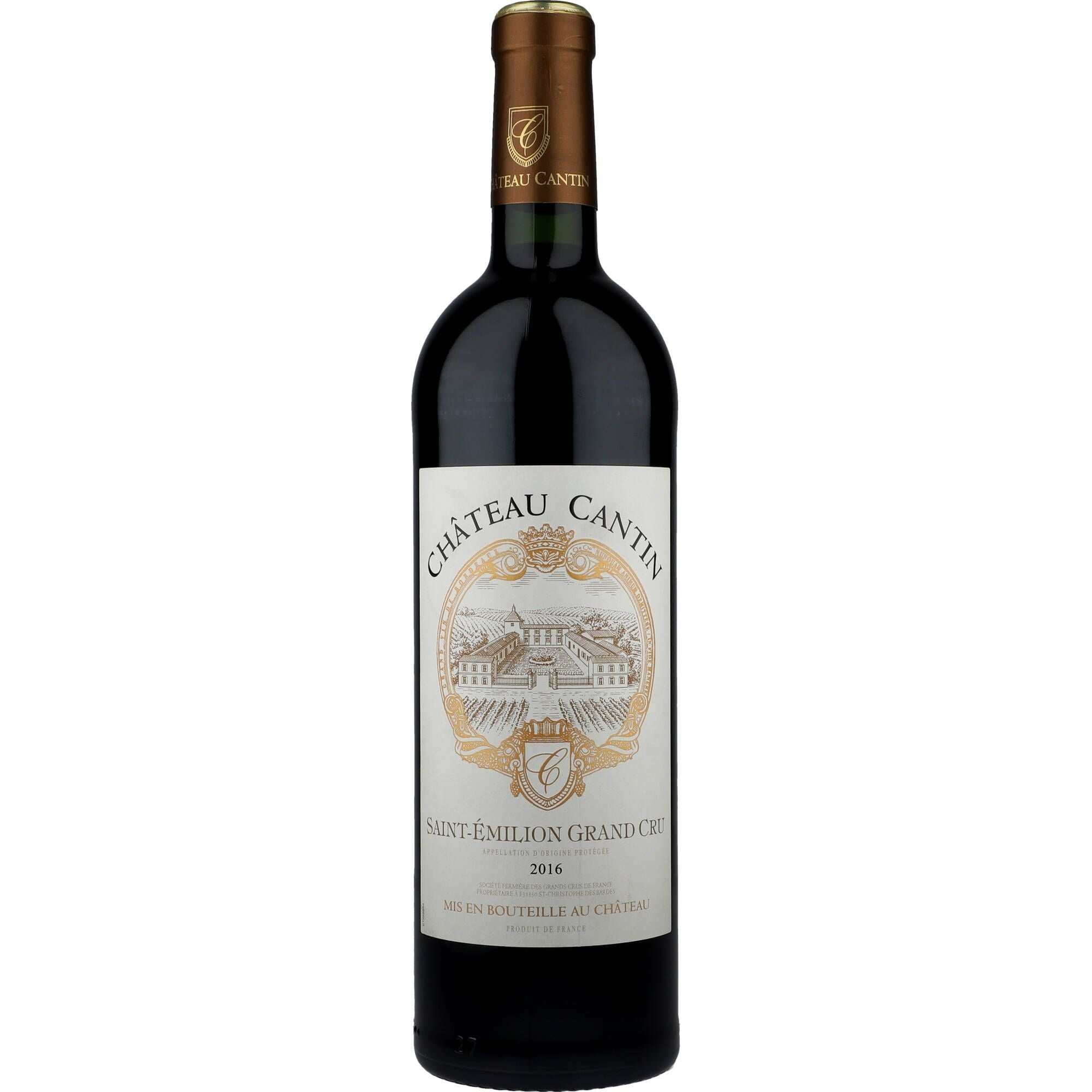 Chateau Cantin Saint Emilion Grand Cru 14,5% 0,75 ltr. - AllSpirits