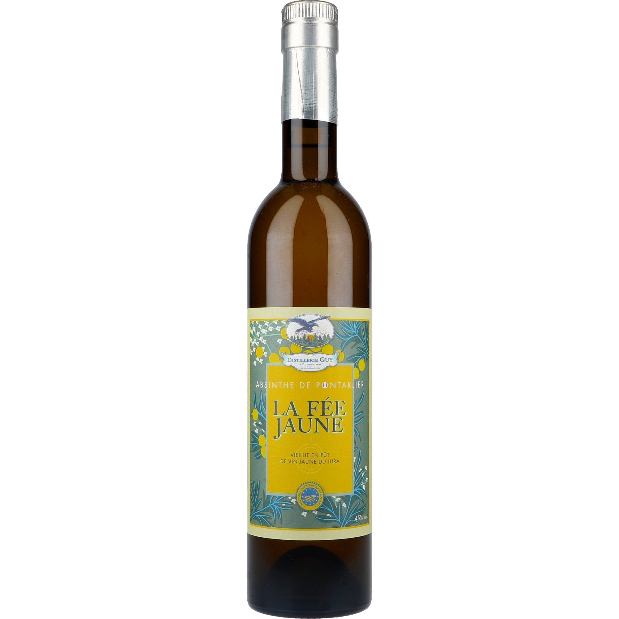Distillerie Pierre Guy Absinthe de Pontarlier La Fee Jaune 45% 0,5 ltr. - AllSpirits