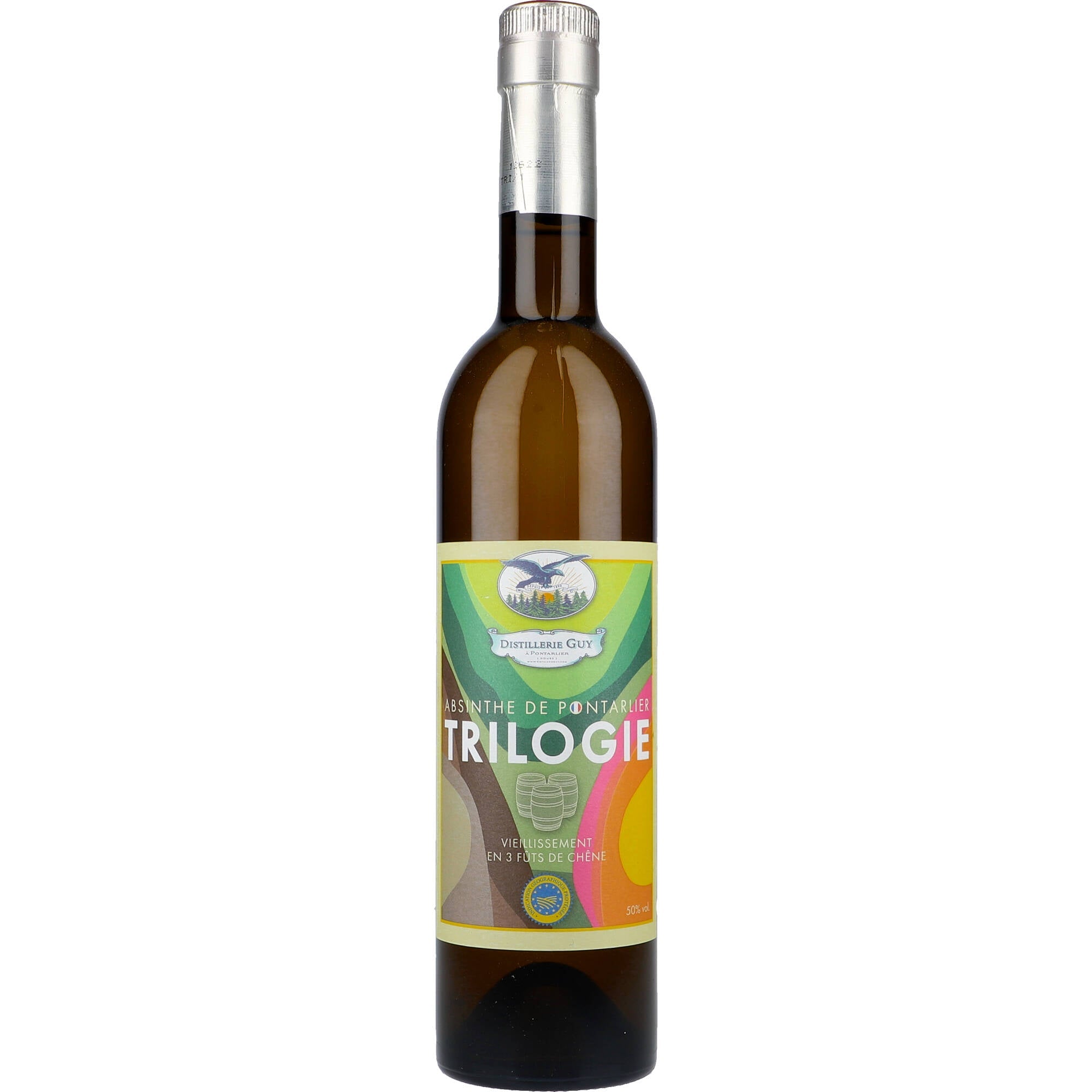 Distillerie Pierre Guy Absinthe de Pontarlier Trilogie 50% 0,5 ltr. - AllSpirits