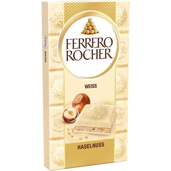 Ferrero Rocher Weiss 90g Tafel - AllSpirits