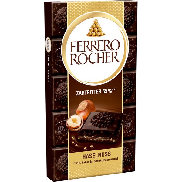 Ferrero Rocher Zartbitter 90g Tafel - AllSpirits