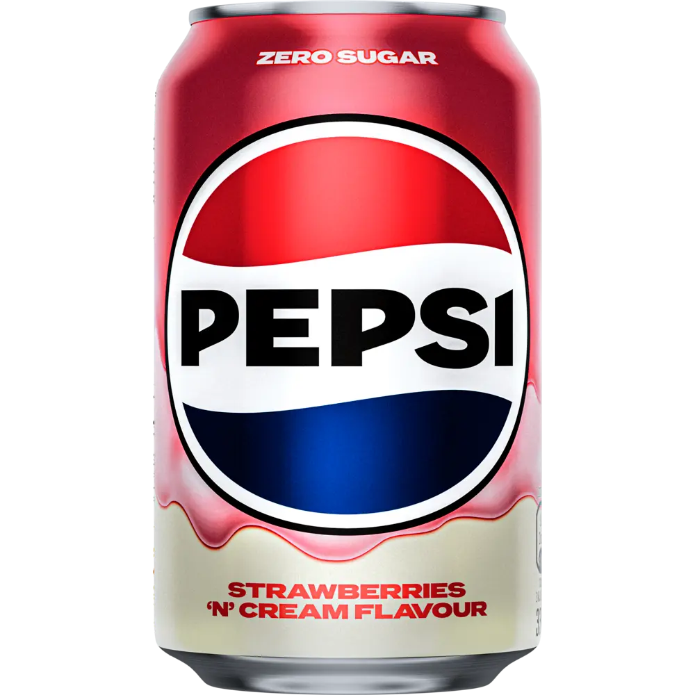 Pepsi Strawberries 'n' Cream Flavour 12x0,33L DS. zzgl. DPG Pfand