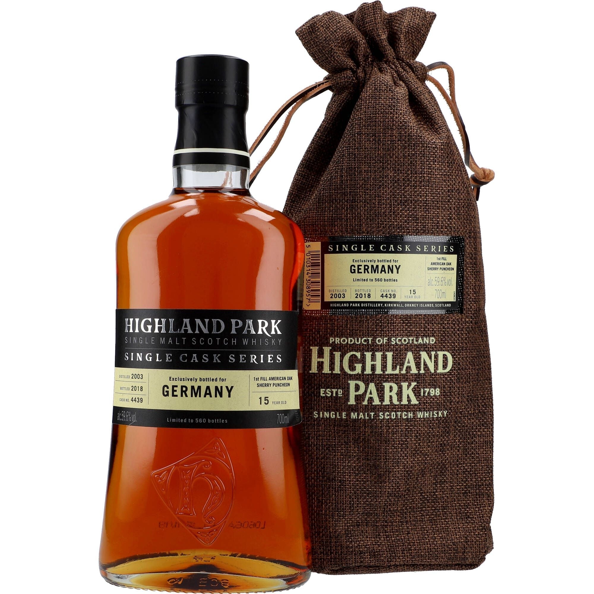 Highland Park Single Cask Series Cask no. 4439 59,6% 0,7 ltr. - AllSpirits