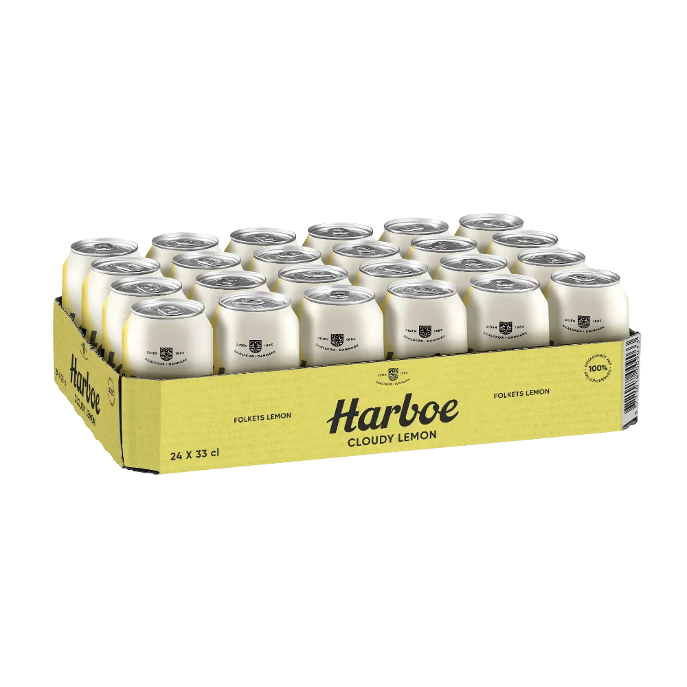 Harboe Lemon Cloudy 24x0,33L Dose zzgl. DPG Pfand