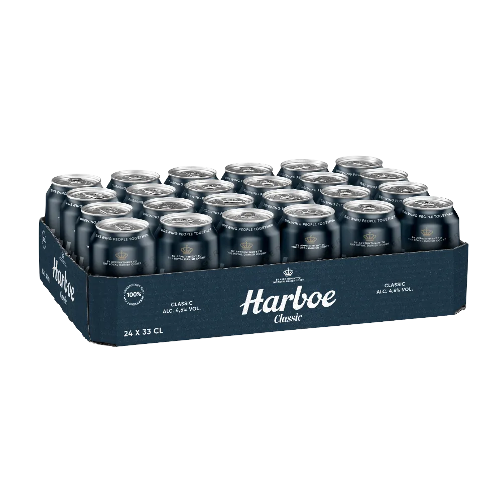 Harboe Classic 4,6% TRAY 24x 0,33L DS zzgl. DPG Pfand