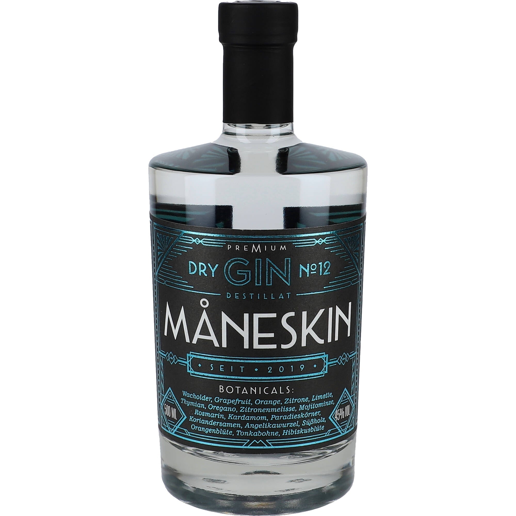 Maneskin Dry Gin No12 45% Vol. 0,5 l - AllSpirits