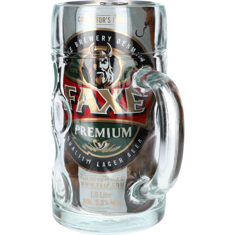 Faxe + Glas 5% 1L Bier