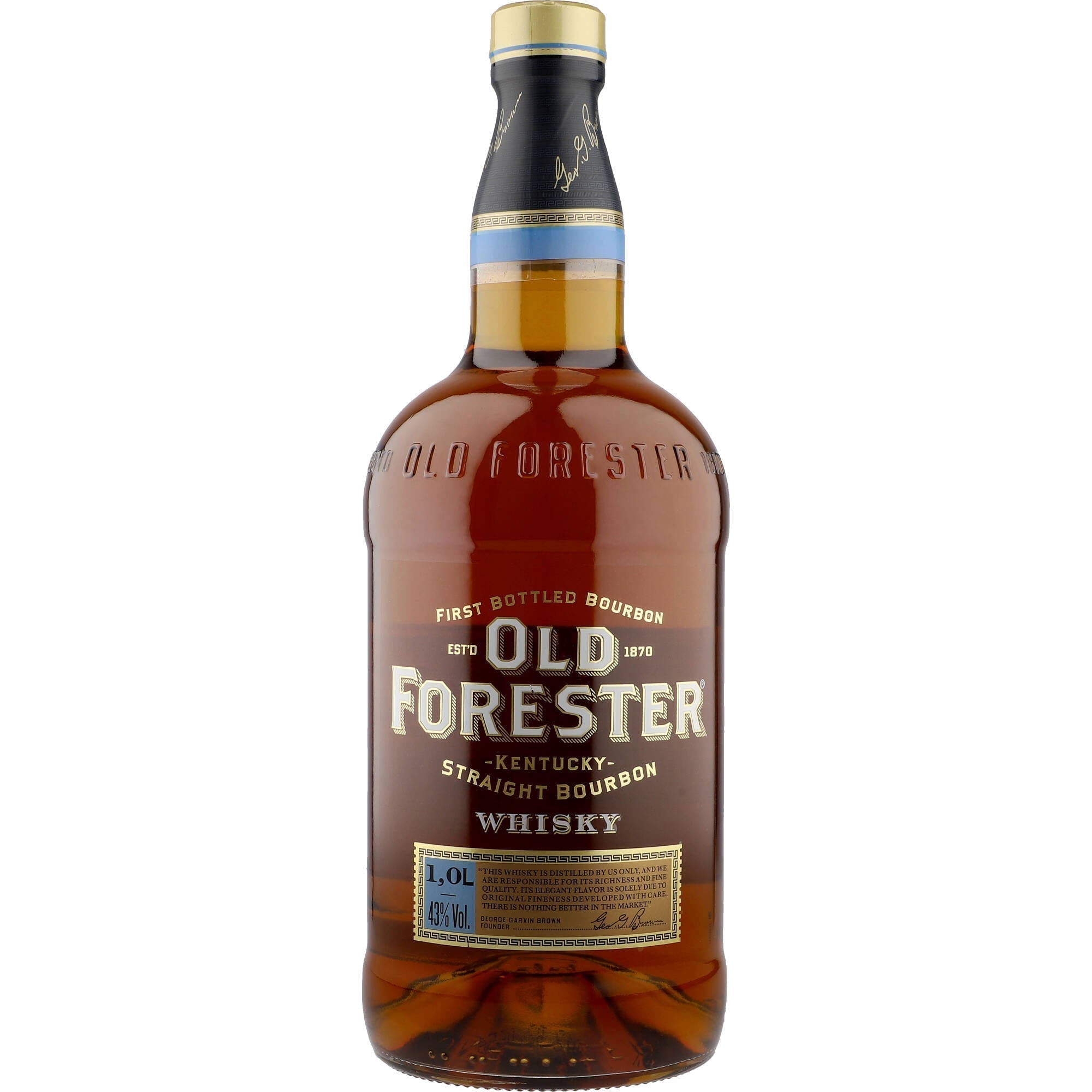 Old Forester 43% 1 ltr. - AllSpirits