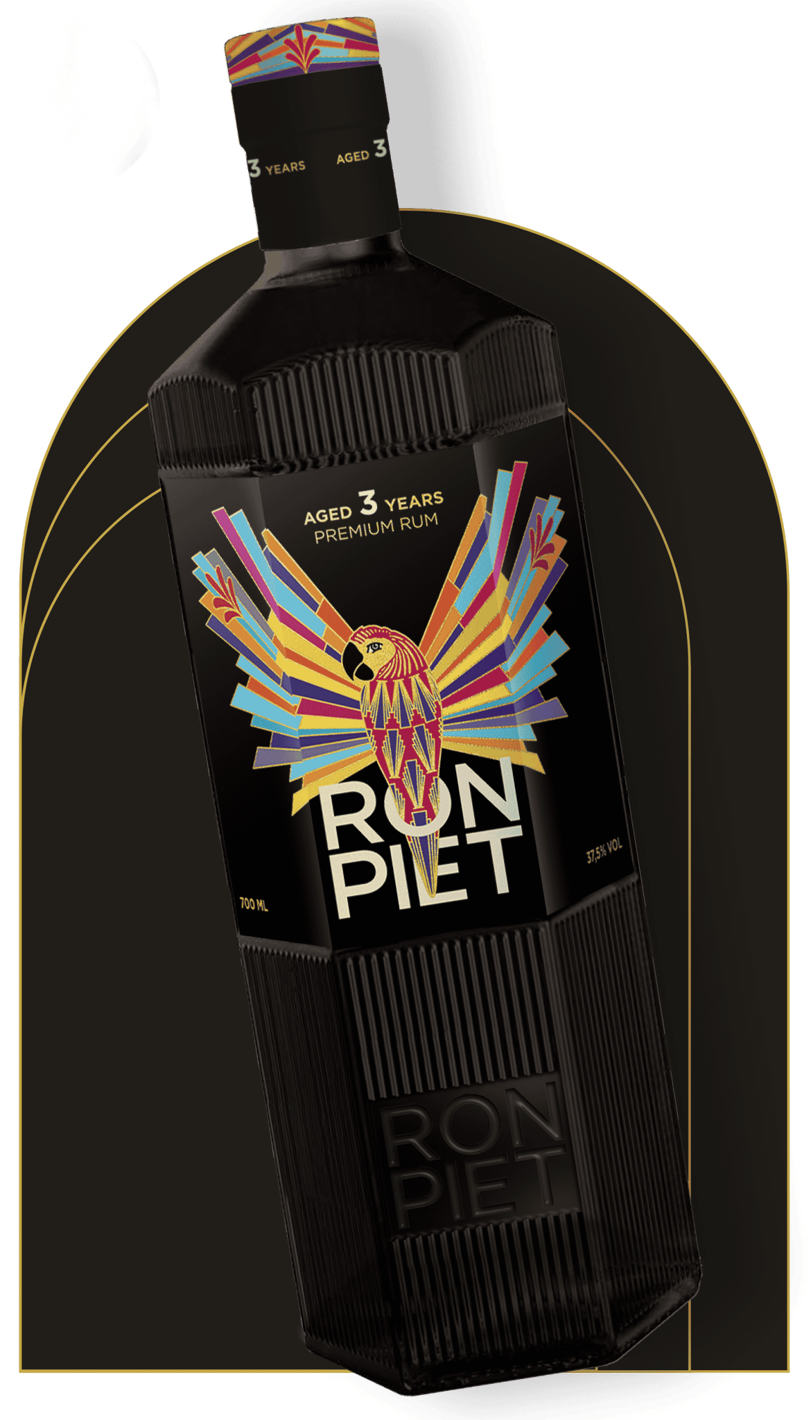 RON PIET 3 Jahre 37,5% 0,7l - AllSpirits