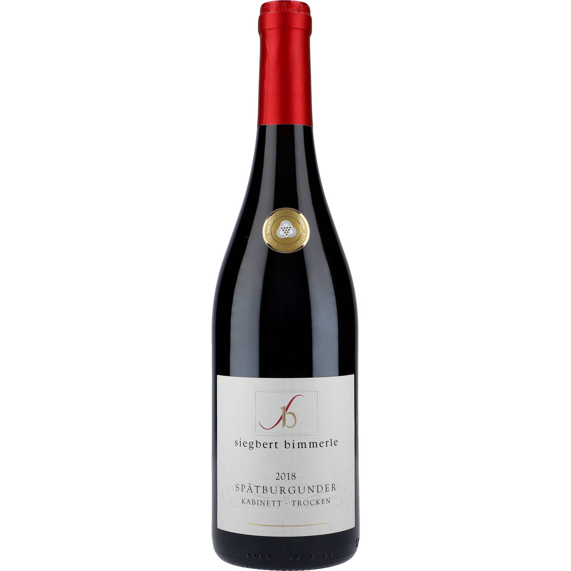 Siegbert Bimmerle Spätburgunder Kabinett Trockent 14% 0,75 ltr. - AllSpirits