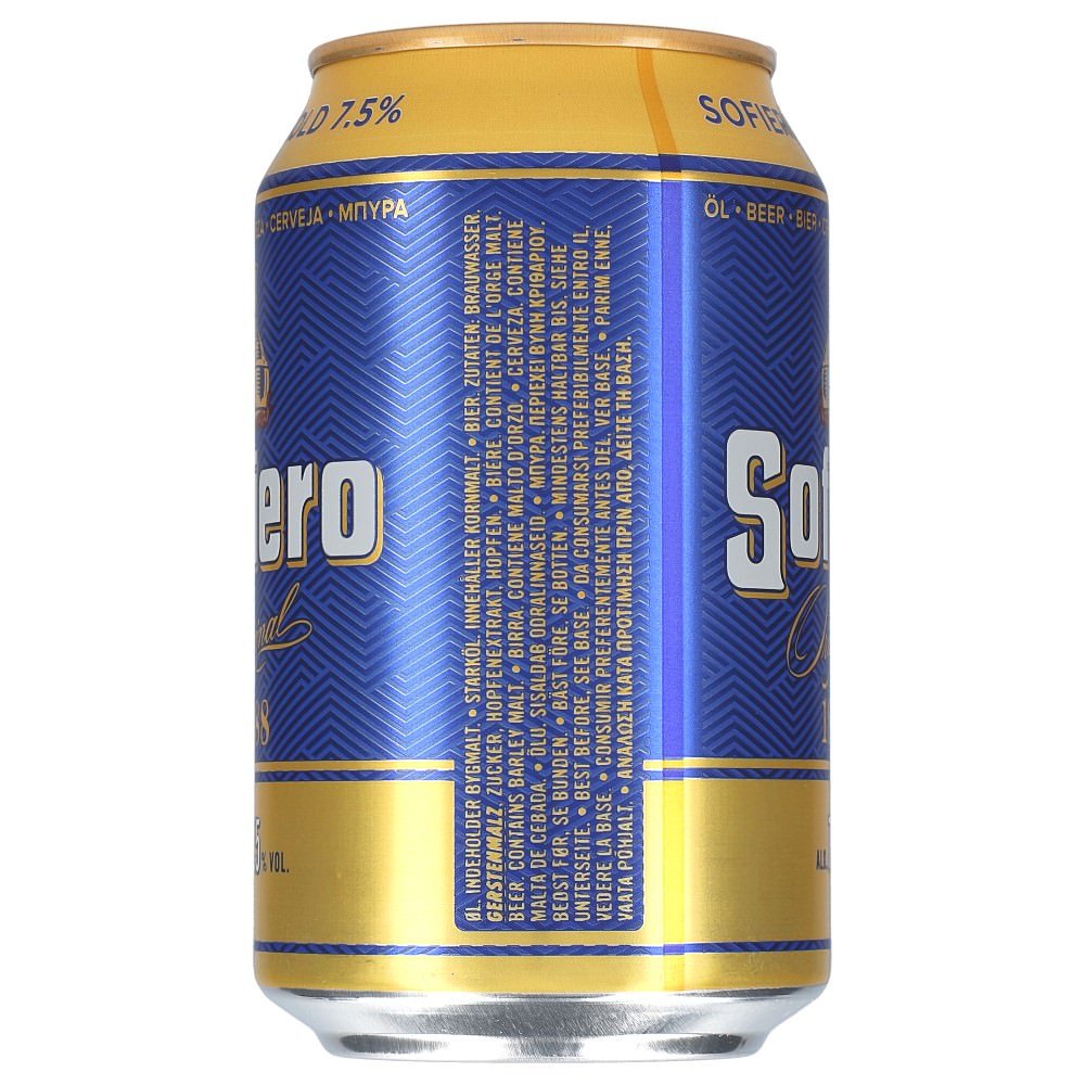 Sofiero Gold Starköl 7,5% 24x 0,33 ltr. zzgl. DPG Pfand - AllSpirits