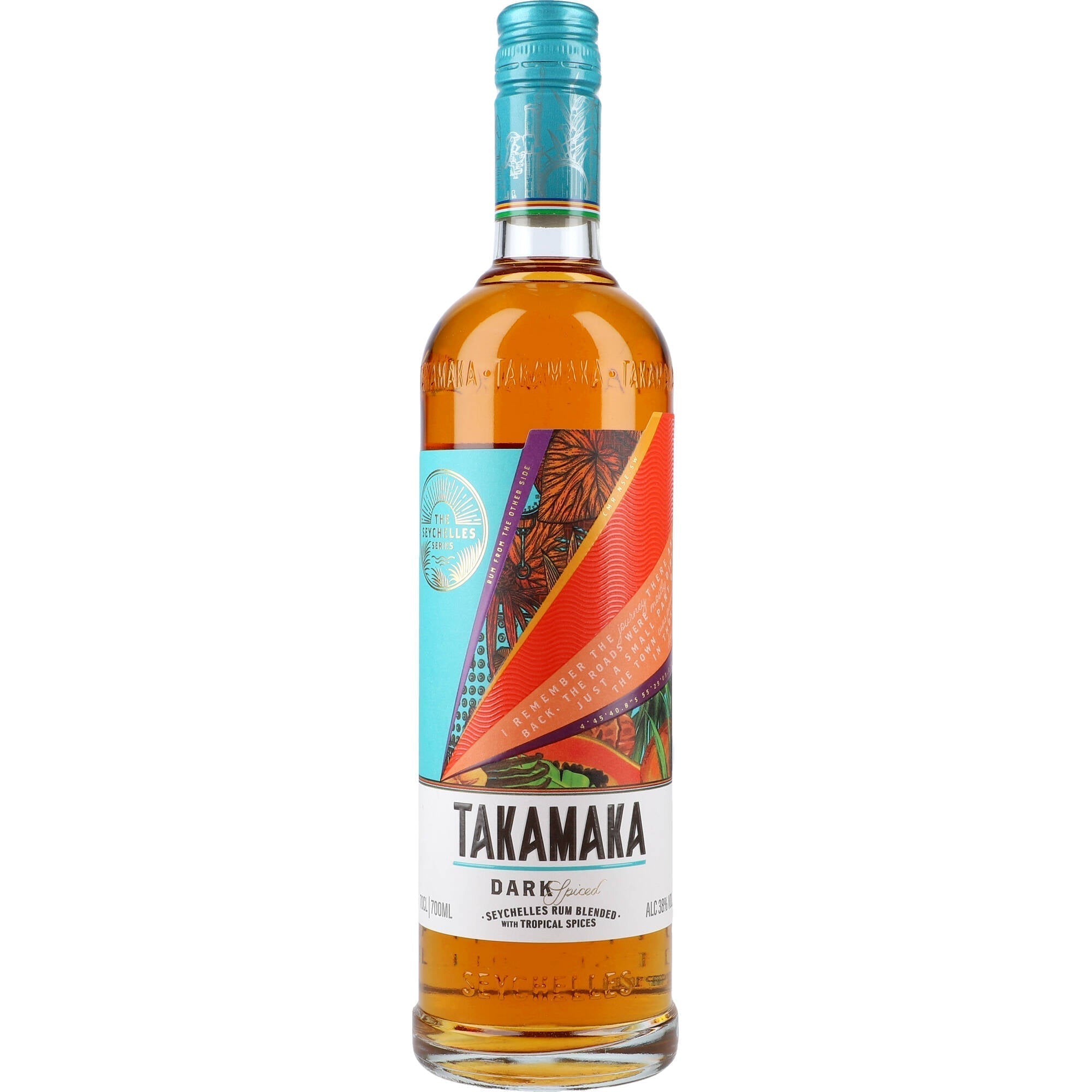 Takamaka Dark Spiced 38% 0,7 ltr. - AllSpirits