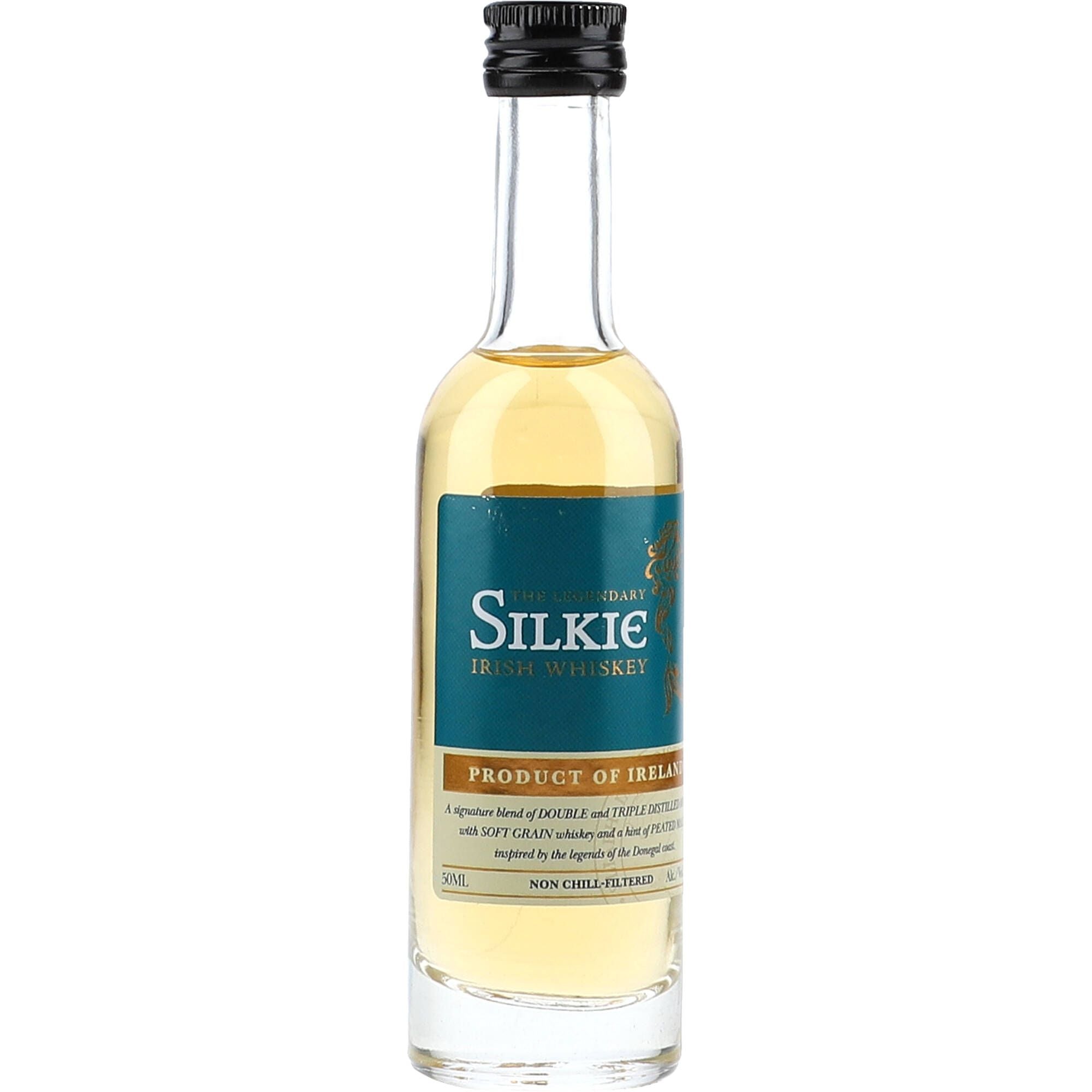 The Legendary Silkie Blended Irish Whiskey Non Chill Filtered Miniatures 46% 0,05l - AllSpirits