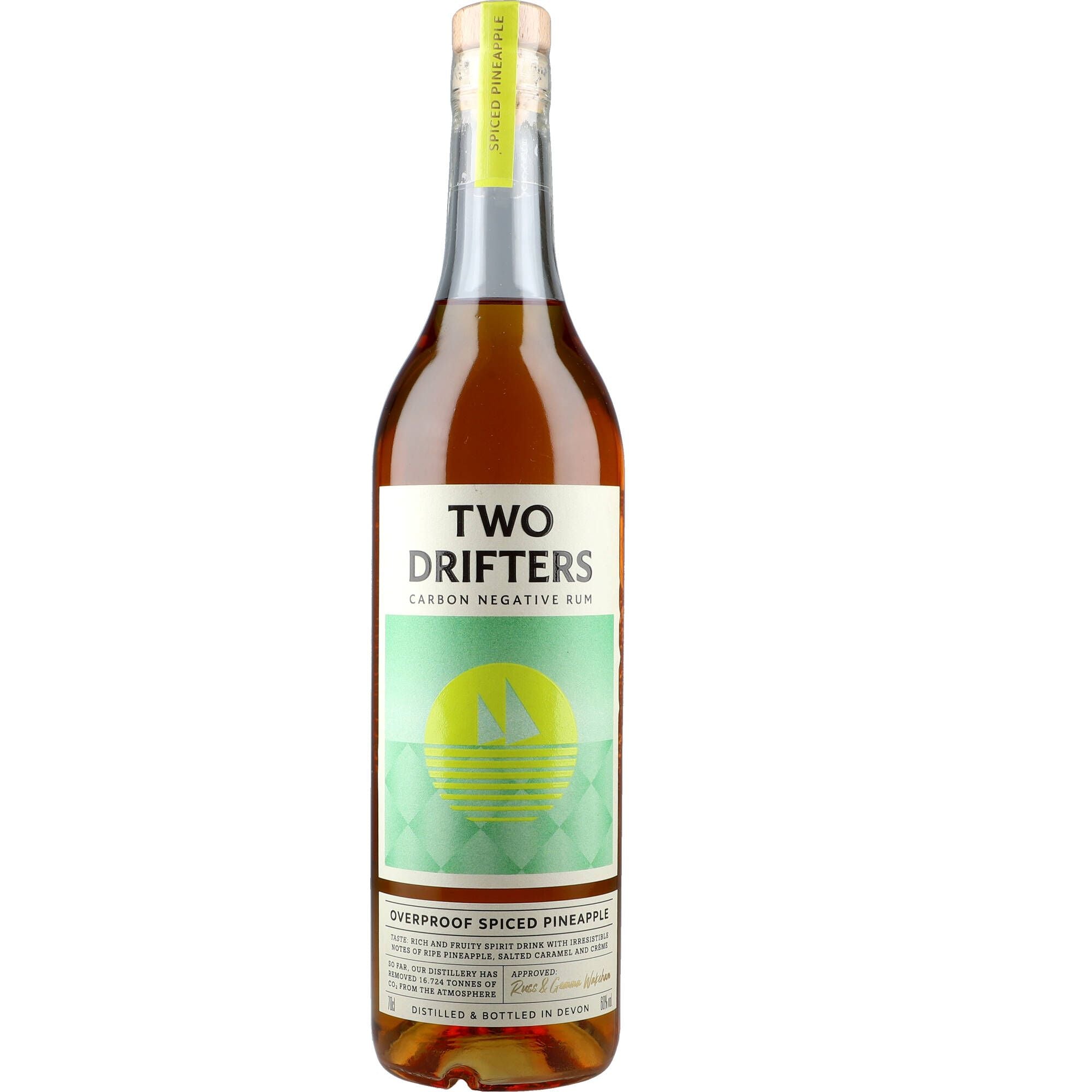 Two Drifters Overproof Spiced Pineapple 60% 0,7L - AllSpirits