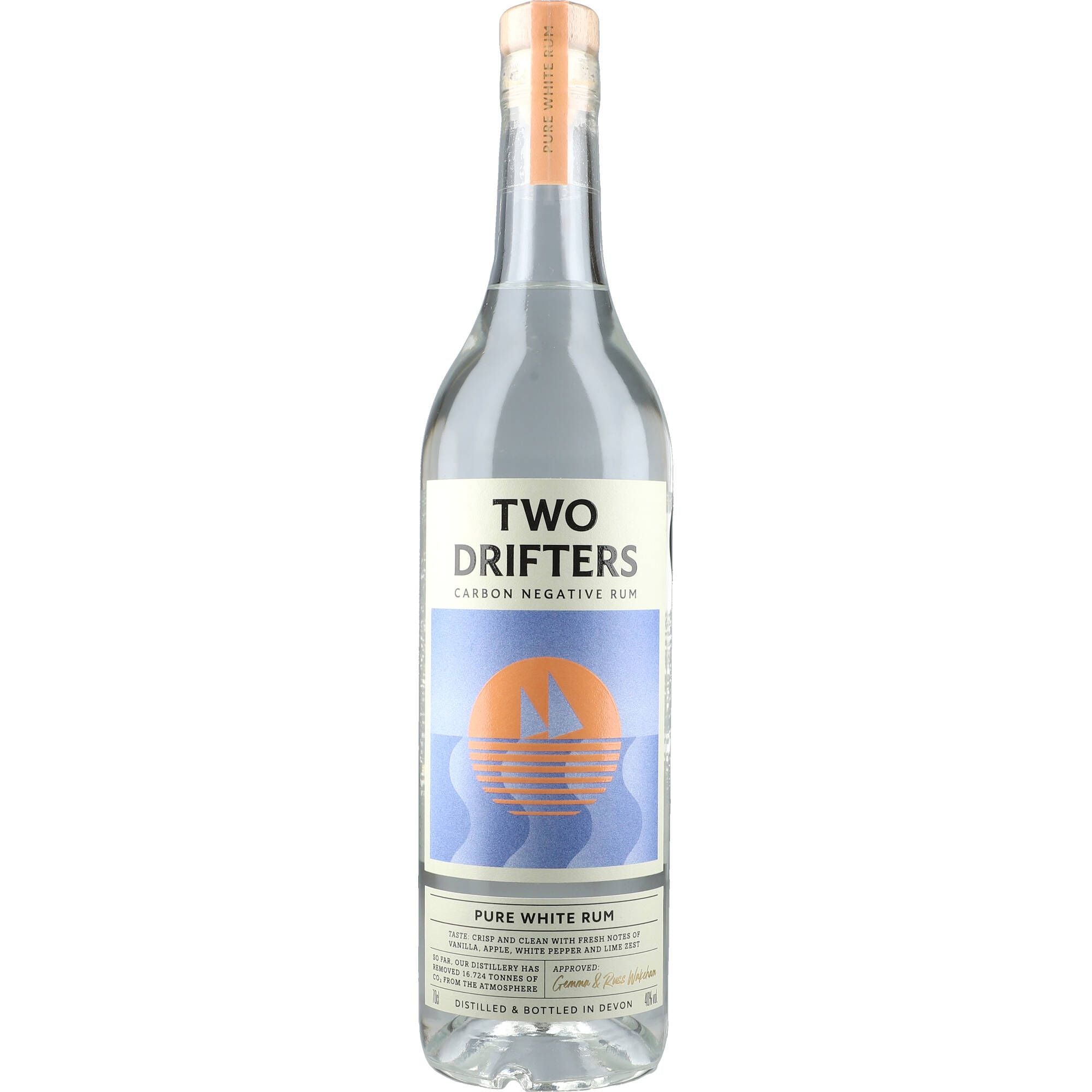 Two Drifters Pure White Rum 40% 0,7L - AllSpirits