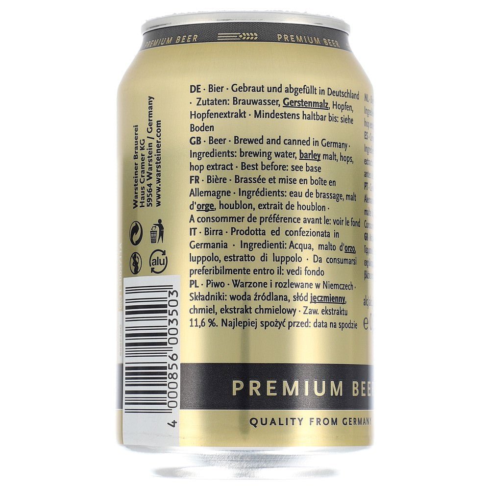 Warsteiner Premium 4,8% TRAY 24x 0,33L DS zzgl. DPG Pfand